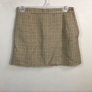 Vintage Hound Tooth Mini Skirt